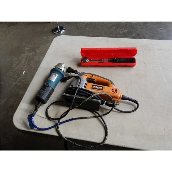 Ridgid jigsaw, Makita 16 gauge nibbler and torquewrench