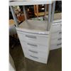 Image 2 : STERILITE 2 PIECE STORAGE UNIT - 4 DRAWERS, 3 SHELVES