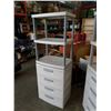 Image 1 : STERILITE 2 PIECE STORAGE UNIT - 4 DRAWERS, 3 SHELVES