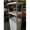 Image 2 : STERILITE 2 PIECE STORAGE UNIT - 4 DRAWERS, 3 SHELVES
