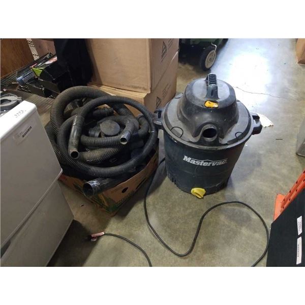 Mastercraft shop vac with box of accessories tested working