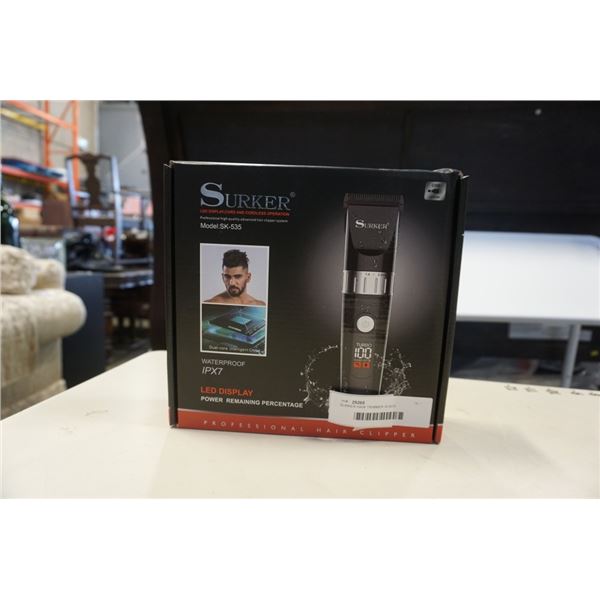 SURKER HAIR CORDLESS TRIMMER IN BOX