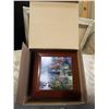 Image 4 : Thomas kinkade jewelry box, flower press and picture shelf