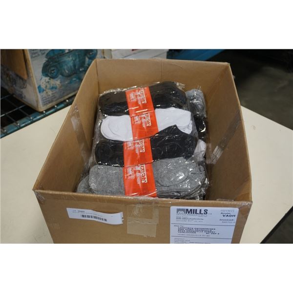 BOX OF NEW SOCKS SIZE 10-13