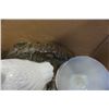 Image 4 : CARNIVAL GLASS PUNCH BOWL SET AND GLASS BOWLS, BOX OF CUTLERY AND KITCHEN ITEMS