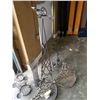 Image 5 : 48 inch sundial with decorative metal shells and candle holders