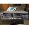 Image 4 : PANASONIC TURNTABLE AND SPEAKERS AND SANYO CASSETTE PLAYER