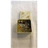 Image 7 : WOODEN JEWELLERY BOX W/ RINGS AND 2 TINS OF JEWELLERY