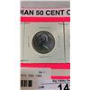 Image 3 : CANADIAN 50 CENT COINS 1974, 1983, 1989
