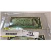 Image 2 : LAST 3 ISSUES OF CANADIAN 1 DOLLAR BILLS - 1954, 1967, 1973