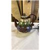 Image 5 : Vintage stained glass teapot lamp