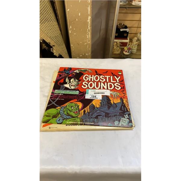 3 DIFFERENT SOUND EFFECTS RECORDS INCLUDING GHOSTLY SOUNDS