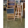 Image 1 : ART EASEL AND KIDS CHALKBOARD AND CORK BOARD EASEL