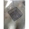 Image 3 : 16 inch by 16 inch decorative metal 2 tier shelf with planter stand