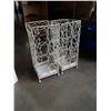 Image 2 : 2 decorative metal umbrella stands approx 24in
