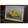 Image 3 : OIL ON CANVAS PAINTING PANSIES BY ROSE LEONARD - CANADIAN ARTIST