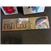 Image 2 : 3 PAINTED WALL HANGINGS
