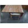 Image 3 : DROPLEAF 1 DRAWER DINING TABLE