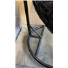 Image 8 : BRAND NEW MODERN RATTAN OUTDOOR TEAR DROP HANGING EGG CHAIR RETAIL $949 W/ GREY CUSHIONS - UV AND WA