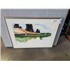 Image 1 : D COOPER SIGNED GOLF PRINT