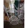 Image 2 : 2 decorative metal corner shelves 38 inch
