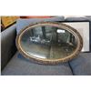 Image 1 : FRAMED CLOCK MIRROR