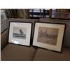 Image 1 : 2 VINTAGE ETCHINGS