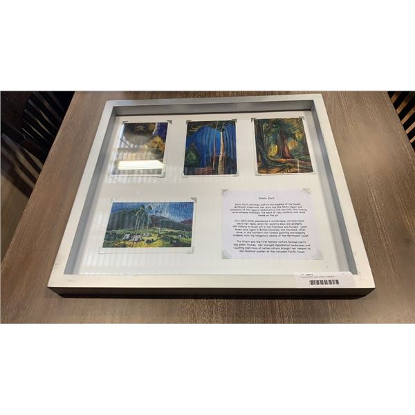 Framed Emily Carr picture collection