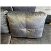 Image 9 : BRAND NEW 4 PIECE GREY FABRIC SECTIONAL SOFA W/ REVERSIBLE CHAISE AND STORAGE OTTOMAN - RETAIL $1999