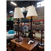 Image 1 : PAIR OF BARLEY TWIST LOOK TABLE LAMPS