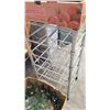 Image 6 : 30 vintage and anitque bottles and metal wine rack