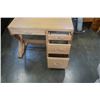 Image 4 : MAKO MAPLE 4 DRAWER DESK