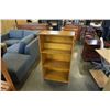 Image 1 : WOOD BOOKSHELF 44 INCHES TALL