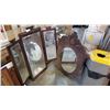 Image 1 : 2 ANTIQUE FRAMED DRESSER MIRRORS