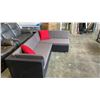 Image 6 : BRAND NEW PREMIUM SMALL L OUTDOOR SECTIONAL RETAIL $1549 W/ DARK GREY CUSHIONS AND 2 ACCENT PILLOWS