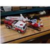 Image 1 : TONKA FIRE TRUCK AND HELICOPTER TOYS