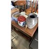 Image 1 : LOT OF PLANTERS AND LIDDED JARS