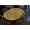 Image 2 : Oval dining table and 6 chairs
