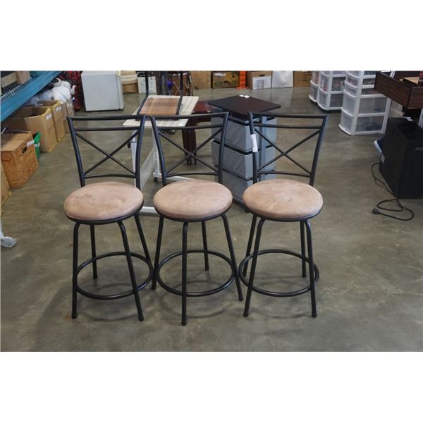 3 modern barstools