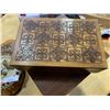 Image 2 : WOOD ORGANIZER, JEWELRY BOX, HORSE ART AND 3 HORSE PLATES