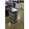 Image 4 : ROLLING STAND WITH FABRIC ORGANIZER BASKETS