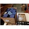 Image 2 : 2 TRAYS OF JEWELRY, CHANDELIER PENDENTS AND 2 BOXES OF JEWELRY BOXES