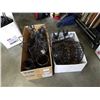 Image 1 : Two boxes of decorative metal items