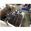 Image 2 : Two boxes of decorative metal items