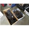 Image 4 : Two boxes of decorative metal items