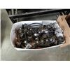 Image 2 : Two boxes of decorative metal items