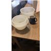 Image 3 : 2 BOXES OF SUNBEAM MIXER AND LOT OF MIXING BOWLS ETC