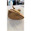 Image 10 : 2 CARVED EAGLES, WOOD WINDMILL MUSICAL LAMP