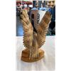 Image 14 : 2 CARVED EAGLES, WOOD WINDMILL MUSICAL LAMP