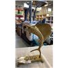 Image 2 : BRASS SWORDFISH FIGURE 1 FOOT TALL